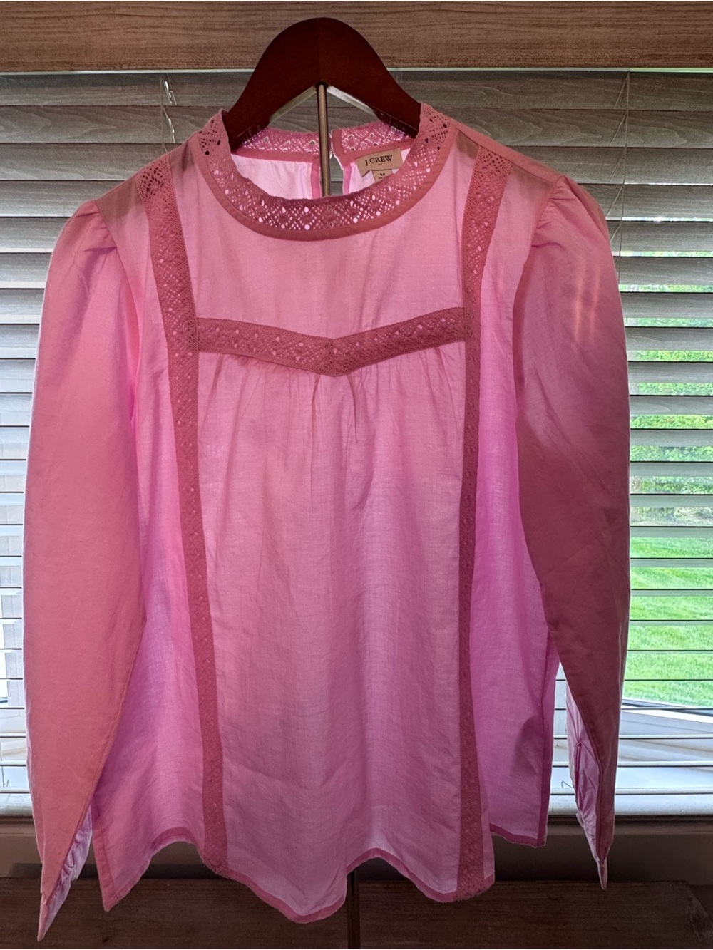 J. Crew Pink Blouse